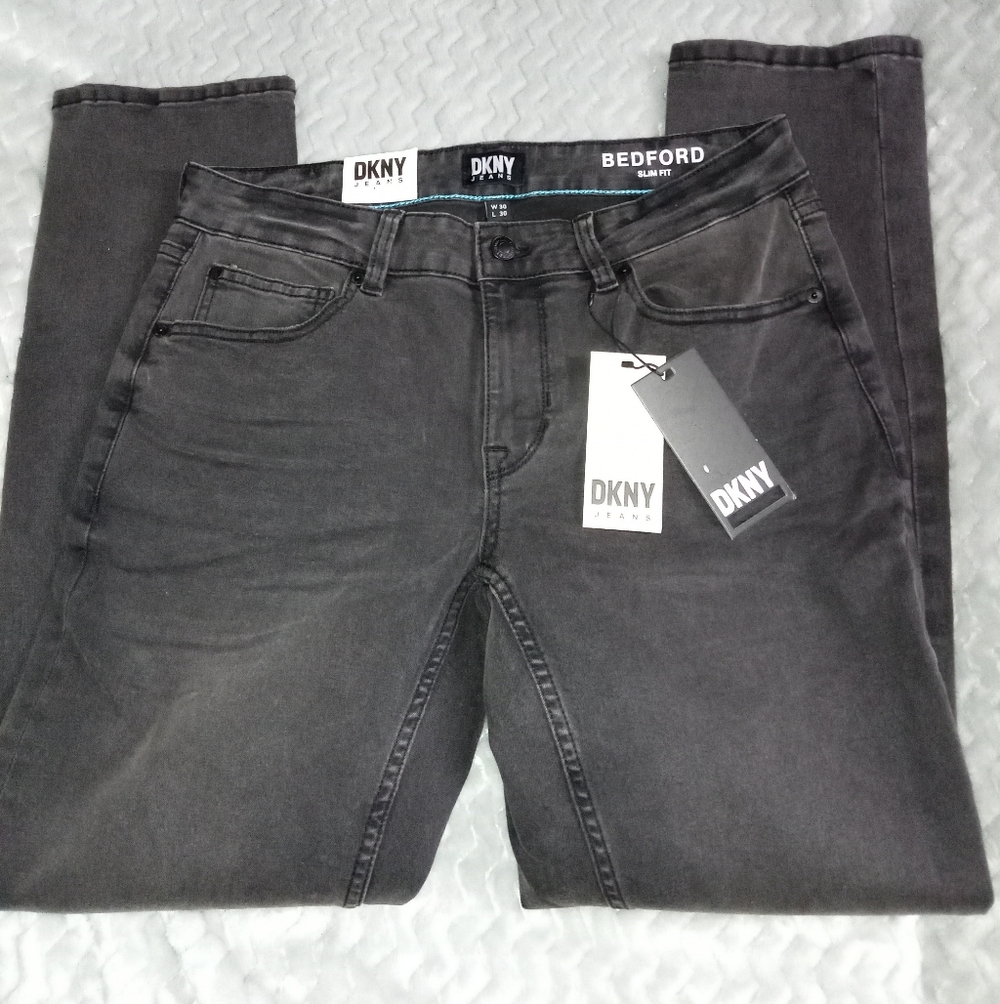 DKNY Men's Bedford Black Jeans